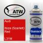 Preview: Audi, Ibiza (Scarlett) Red, L31M: 400ml Sprühdose, von ATW Autoteile West.